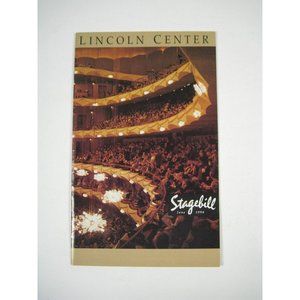 Jazz Festival New York Stagebill June 1994 Lincoln Center Milton Ray Charles